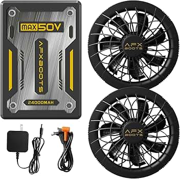 Amazon.co.jp: [LABEWVI] [超高出力] ファンバッテリーセット